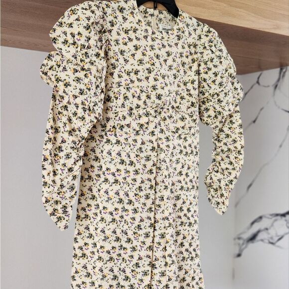 Floral Cream Dress - Picture 9 of 12